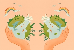 MEHR_wasjetzt Klimawandel – Illustration: Laura Piñeiro Atienza, Grafik: Christine Pleyl