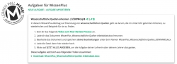 Wissenschaftliche Quelle Lernraum Aufgabe