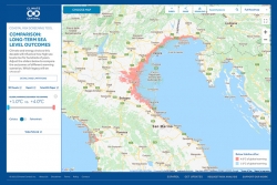 MEHR! | Bildungsmagazin Was jetzt | Risk Map © Climate Central