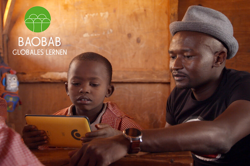 Baobab Digital AFrica: BRCK_Marc Kamau, User Experience Designer, explaining KioKit