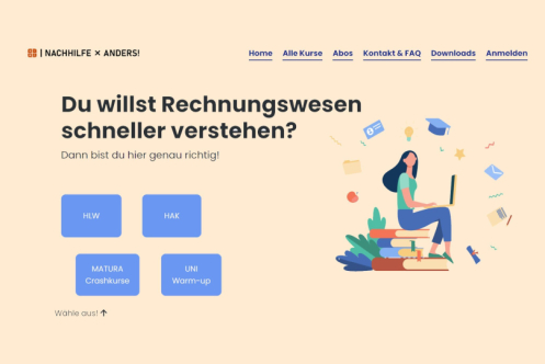 Nachhilfe mal anders - Startseite
