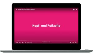 Hölzel Verlag - Video Kopf- und Fußzeile anpassen - Officemanamagenent