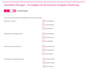 Hölzel Verlag - Interaktive Übungen: Grundlagen Einnahmen-Ausgaben-Rechnung