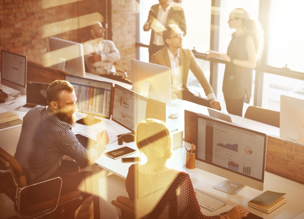 Business Corporation Organization Teamwork Concept
